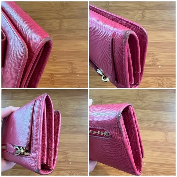 Prada Milano Pink Long Snap Wallet - Picture 10 of 14